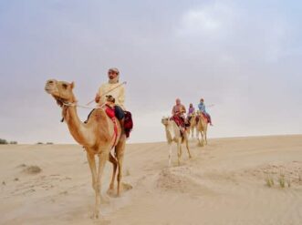 dubai camel ride